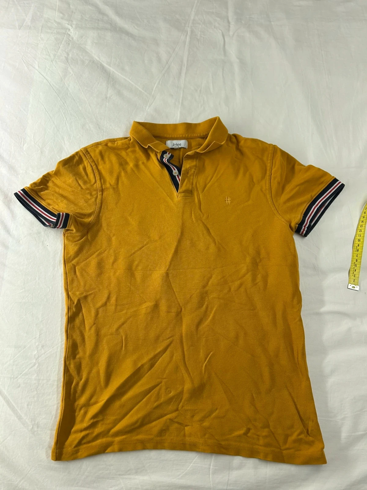 Polo jaune moutarde Jules